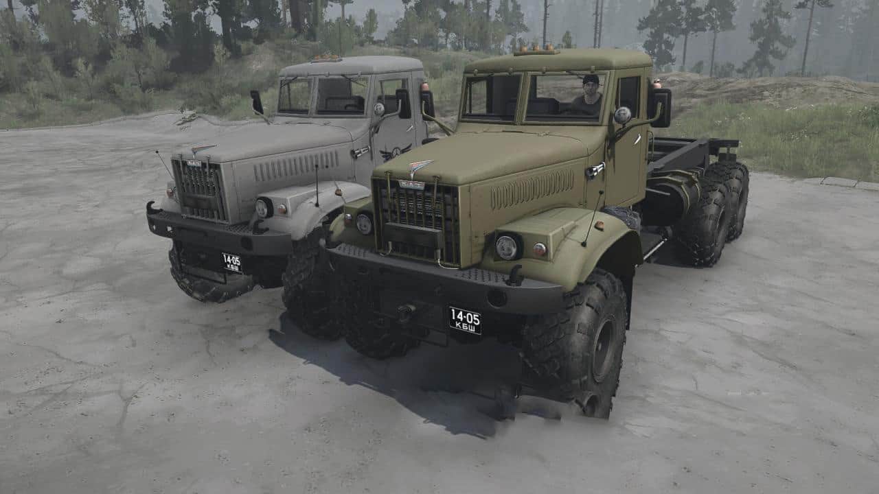 Spintires:Mudrunner - KrAZ-255B Truck V16.10.19