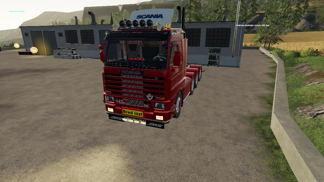 FS19 - Swedish Edit for Scania 143 8x4 Truck Mod V1.0