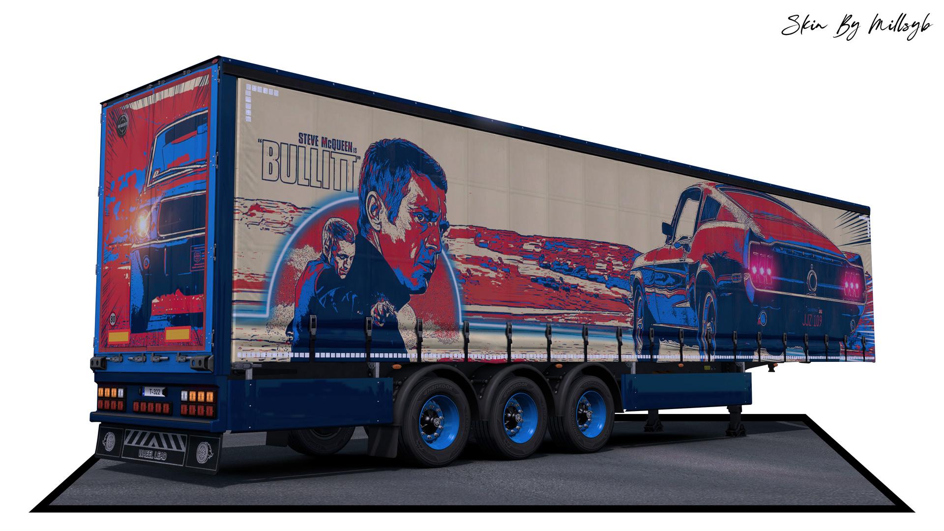 ETS2 - Bullitt Abstract Trailer Skin V1.0 (1.36.x)