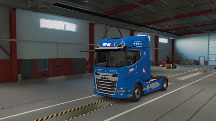 ETS2 - Daf 2021 XG Reinert Logistics Skin V1.0 (1.40.x)