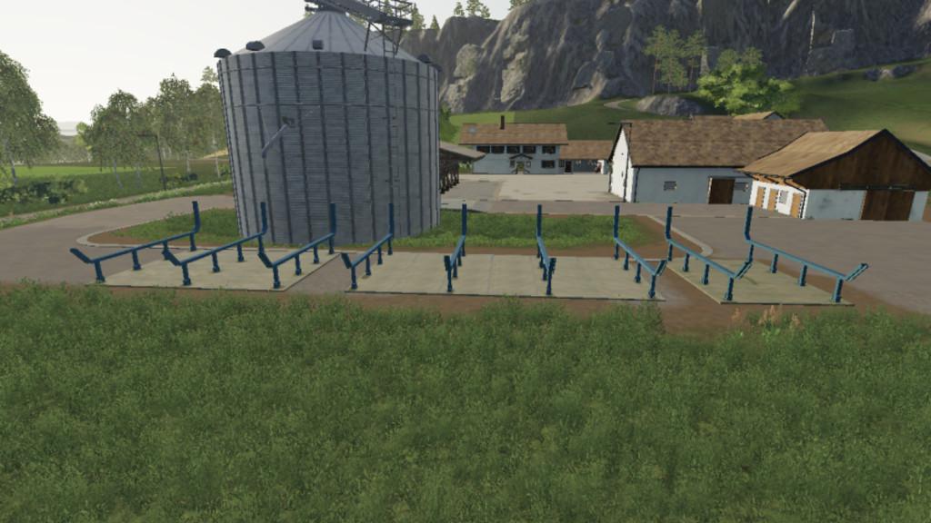 FS19 - Placeable Log Holder Pack V1.0