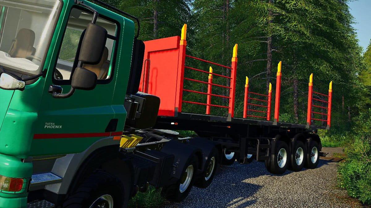 FS19 - Timber Transport Semi-Trailer V1.0