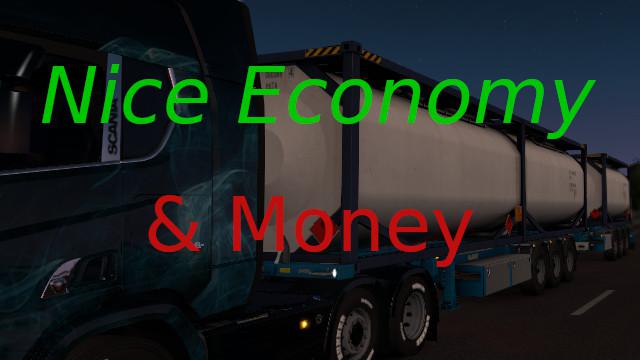 ETS2 - Nice Economy & Money Mod V1.0 (1.36.x)
