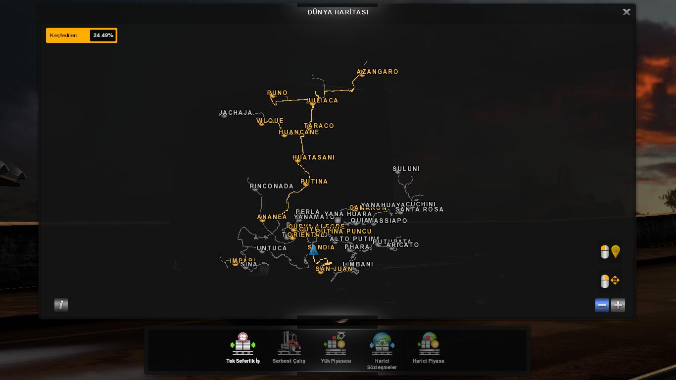 ETS2 - Peru Map Save 1.9 (1.35.x)