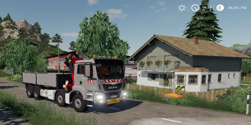 FS19 - Man Tgs 8x4 Platea V1.5