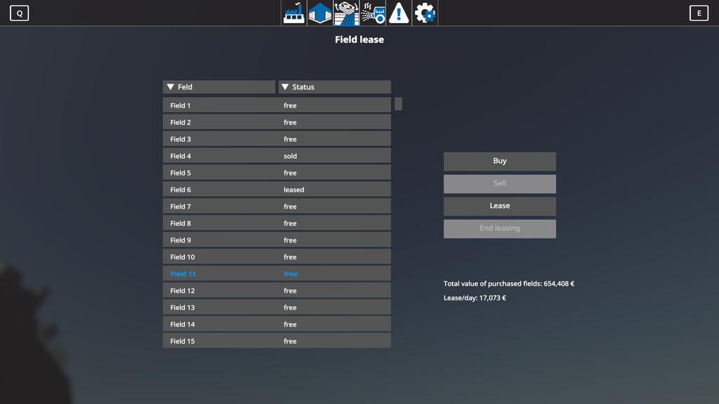 FS19 - GlobalCompanyAddOn - Field Leasing V1.0