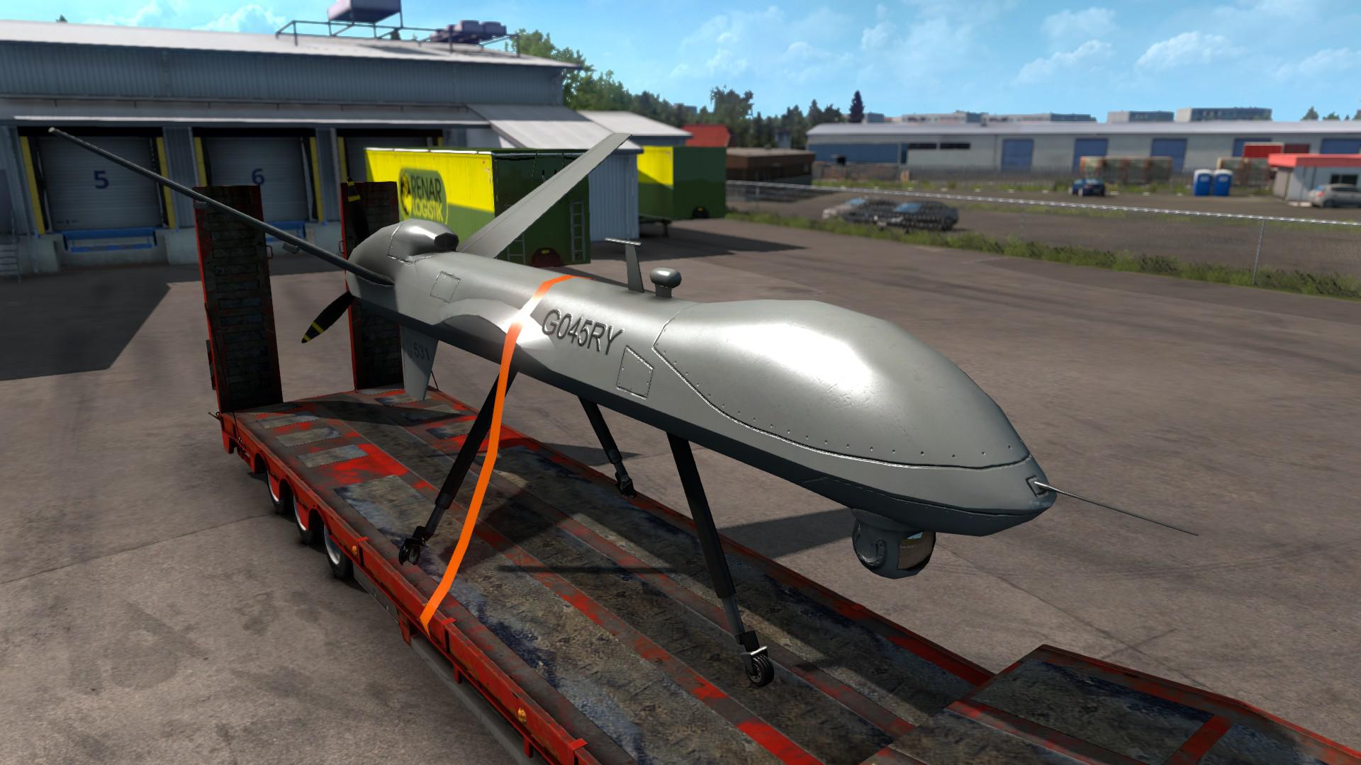 ETS2 - MQ-9 Reaper Cargo 4K (1.38.x)