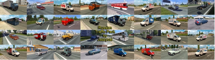 ETS2 - Russian Traffic Pack V3.3 (1.41.x)