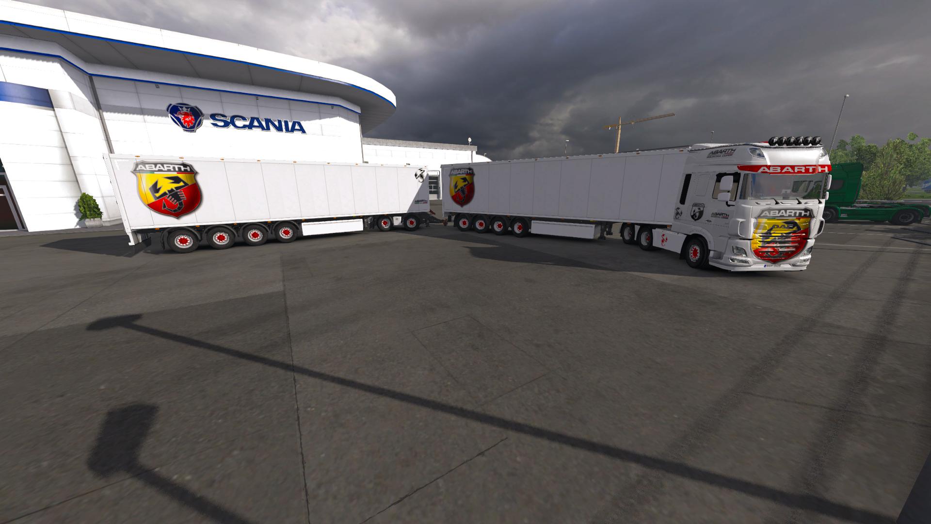 Ets Abarth Trailer Skin X Euro Truck Simulator Mods Club