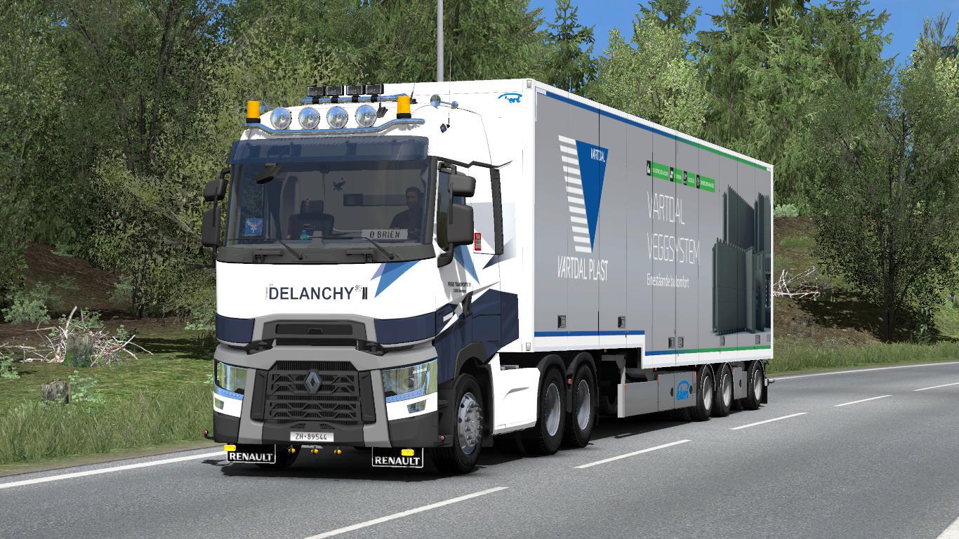 ETS2 - Renault Range T Truck V8 (1.35.X)