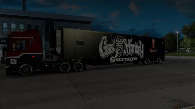ETS2 - Nascar Hauler Skin V1.5 (1.38.x)