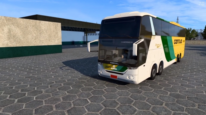 ETS2 - Comil HD 4.05 Scania 8x2 Bus (1.40.x)