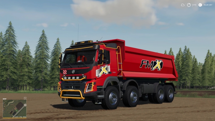 Fs19 Volvo Fmx 8x4 Hardox Tipper V10 Farming Simulator 19 Modsclub 4301