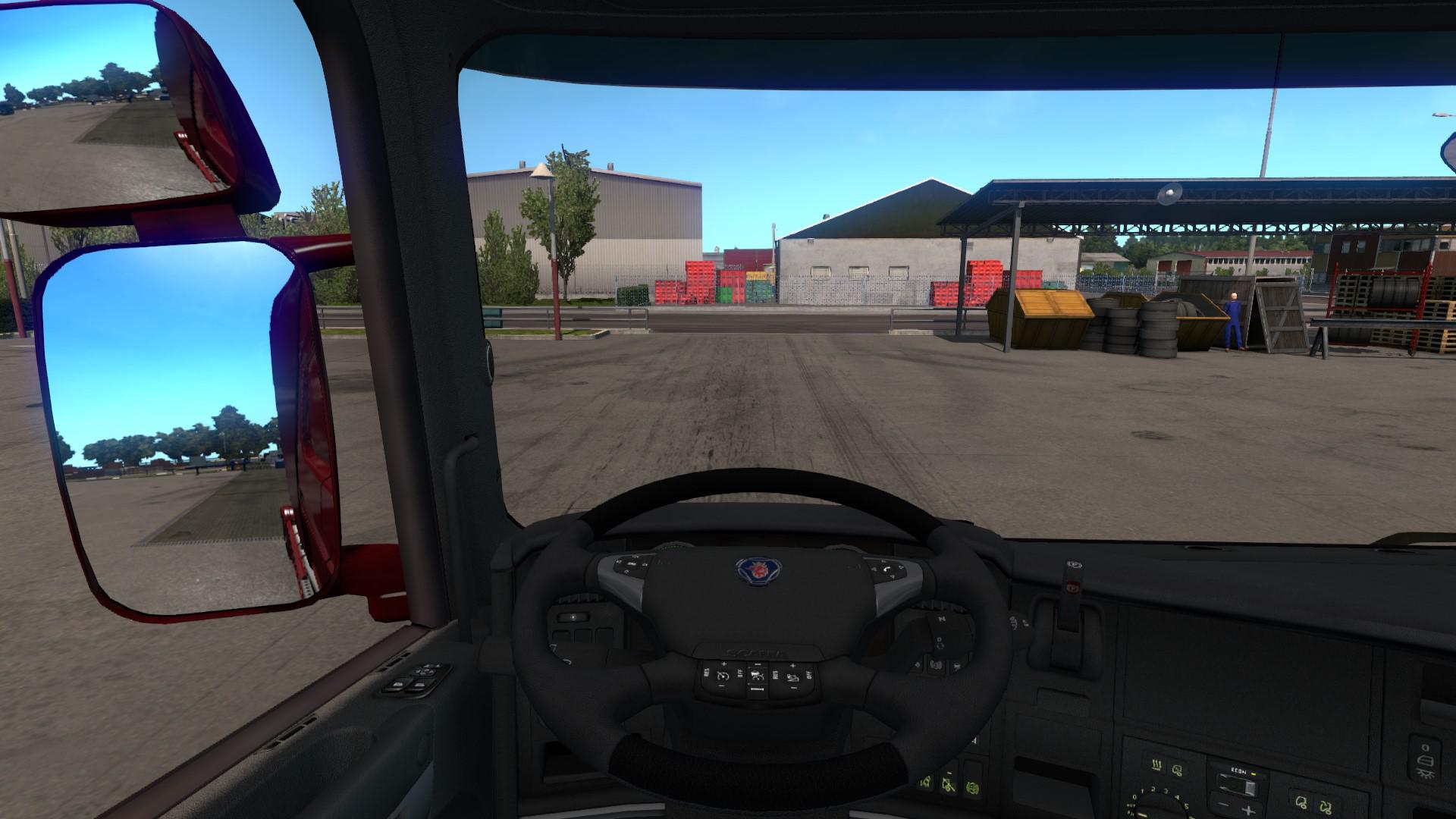 euro truck simulator 2 steering wheel