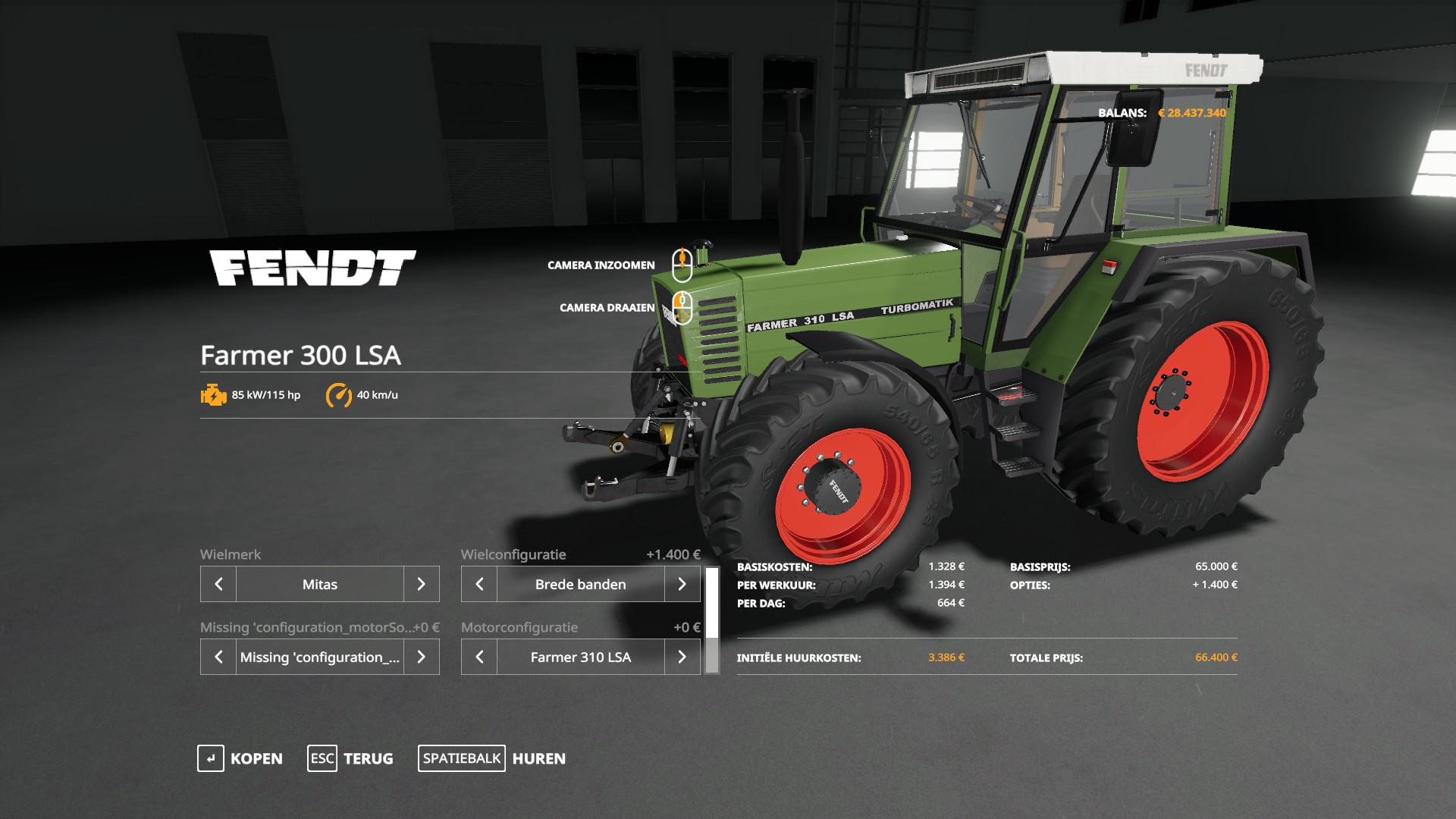 FS19 - CSS Fendt 310 312 LSA Tractor V1.0