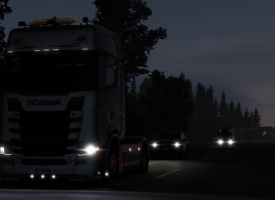 ETS2 - Realistic Vehicle Lights Mod V7.5