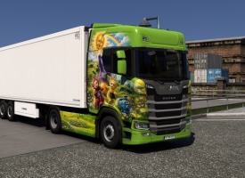 Scania S Teletubbies Skin V1.57