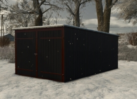 FS25 - Pack Of Tin Car Garages V1.0.1.0