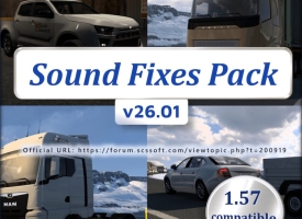 ETS2 - Sound Fixes Pack V26.01