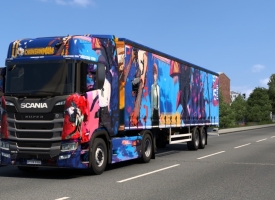 ETS2 - Scania Chainsaw Man The Movie Reze Arc Skin