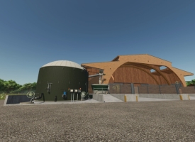 FS25 - Placeable All-In-One Cowshed V1.0