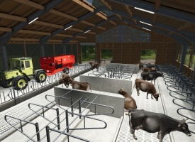 FS25 - Modern Cow Barn V1.1