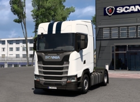 Scania V8 Open Pipe Sound SJ Concept V0.9