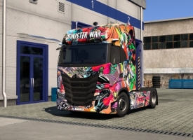 Iveco S-Way Spiderman Skin