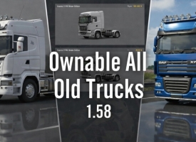 Ownable All Old Trucks - Dealer Unlock V1.58
