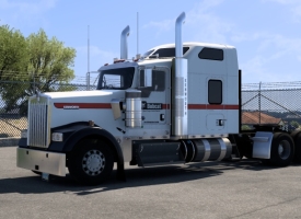 Kenworth W900 Bobcat Skin & Mudflap Pack V1.58