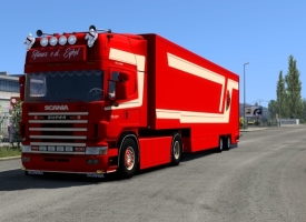 Scania 164L Flowers and Trailer V2.0