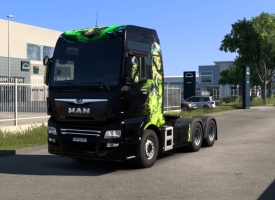 Man Tgx Euro 6 Skull Skin V1.0