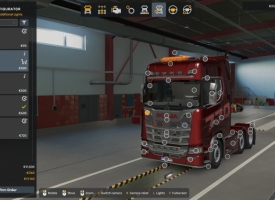 Scania S Middle Lights Blinkers V1.59