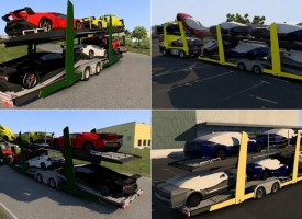 Lohr Car Transporter Trailer V4.0