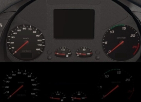 Iveco Hi-Way Realistic Tachometer to 2500 RPM