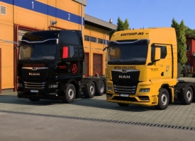 MAN TGX Eastship MS Wind Logistics Skin