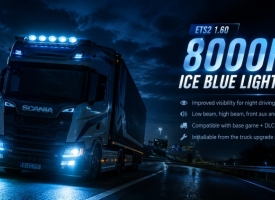 8000K Ice Blue Lights for All Trucks V1.0.2