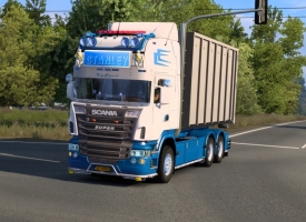 Scania R560 V8 Abroll + BDF Container Trailer V1.0