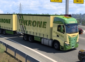 Iveco S-Way Krone Tandem Traffic Skin Pack