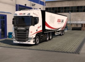 Scania S Asia Line Combo Skin