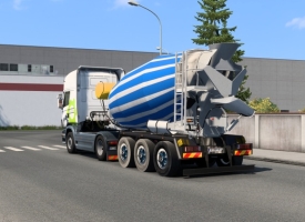 Animated Cement Mixer Trailer V1.60