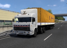 Kamaz 54115 + Nefaz 93341 Trailer V1.60