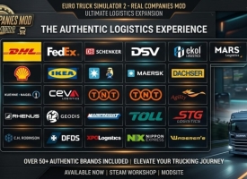 Real Companies, 2D UI Logos & Cargo Logistics Mod