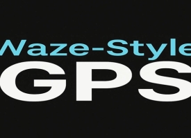Waze Style GPS Navigation Colors Realistic Dark Mode V2.6