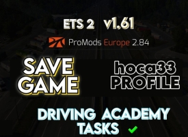 ProMods Europe V2.84 Full Savegame