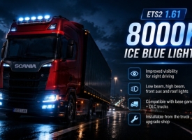 8000K Ice Blue Lights for All Trucks V1.1