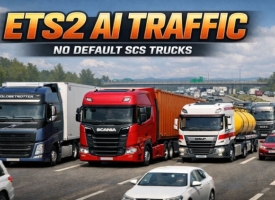 AI Traffic No Default SCS Trucks V1.3