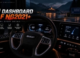 High Quality Dashboard DAF NG2021+ V2.16