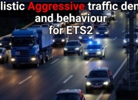 Realistic Agressive Traffic Density and Behaviour V1.61