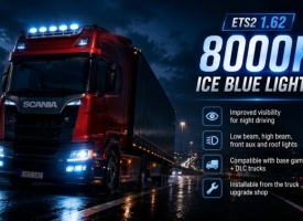 8000K Ice Blue Lights for All Trucks V1.2